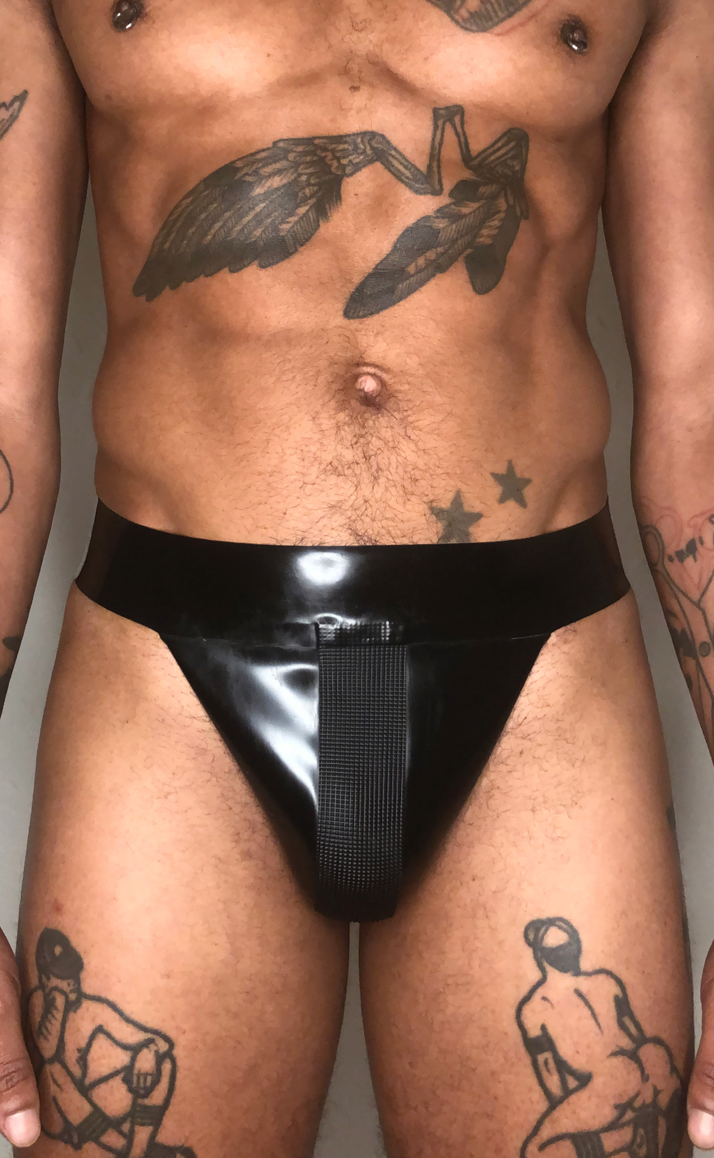 Jockstrap with structured latex